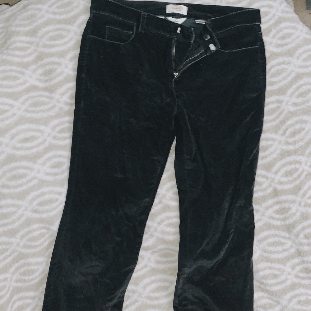 Velour Boyfriend Pants